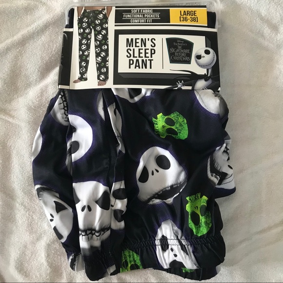 Jack Nightmare before Christmas Pajama PANTS Large - Picture 1 of 3